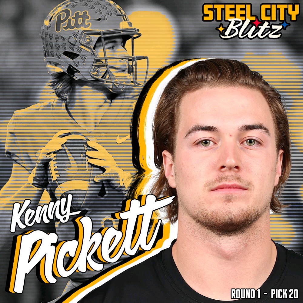 Kenny Pickett Wallpaper  iXpap in 2023  Pitt football Steelers football  Football helmets